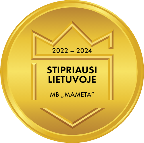 Stipriausi Lietuvoje sertifikatas